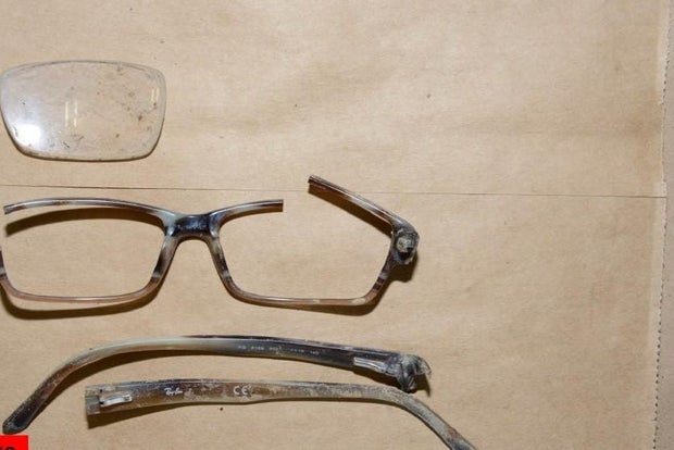 Ray Wright's broken glasses