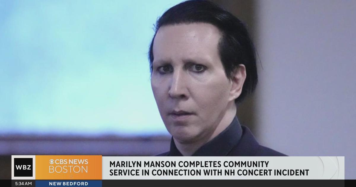Marilyn Manson completes community service for New Hampshire incident