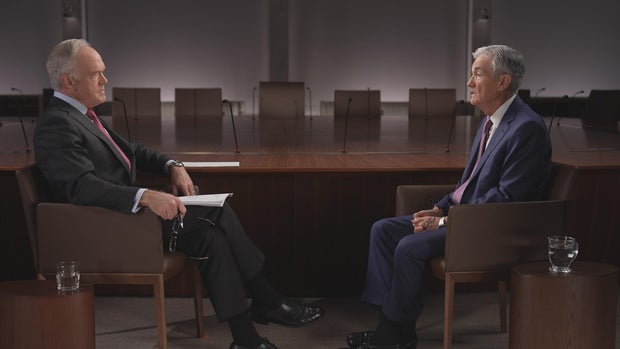 Scott Pelley speaks with Jerome Powell