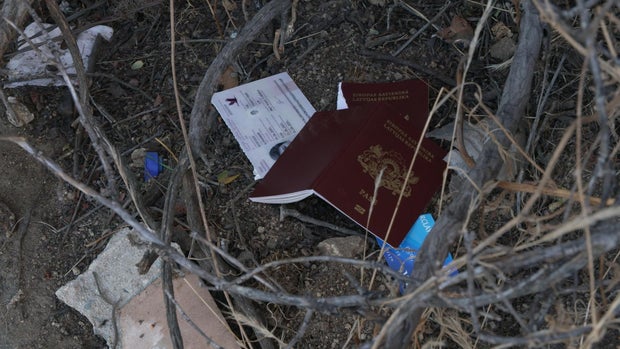 Travel documents left behind
