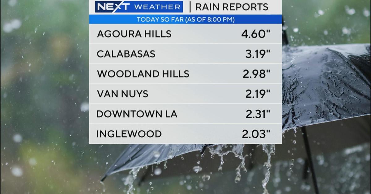 洛杉矶降雨量有多少？这里是到目前为止的降雨总量