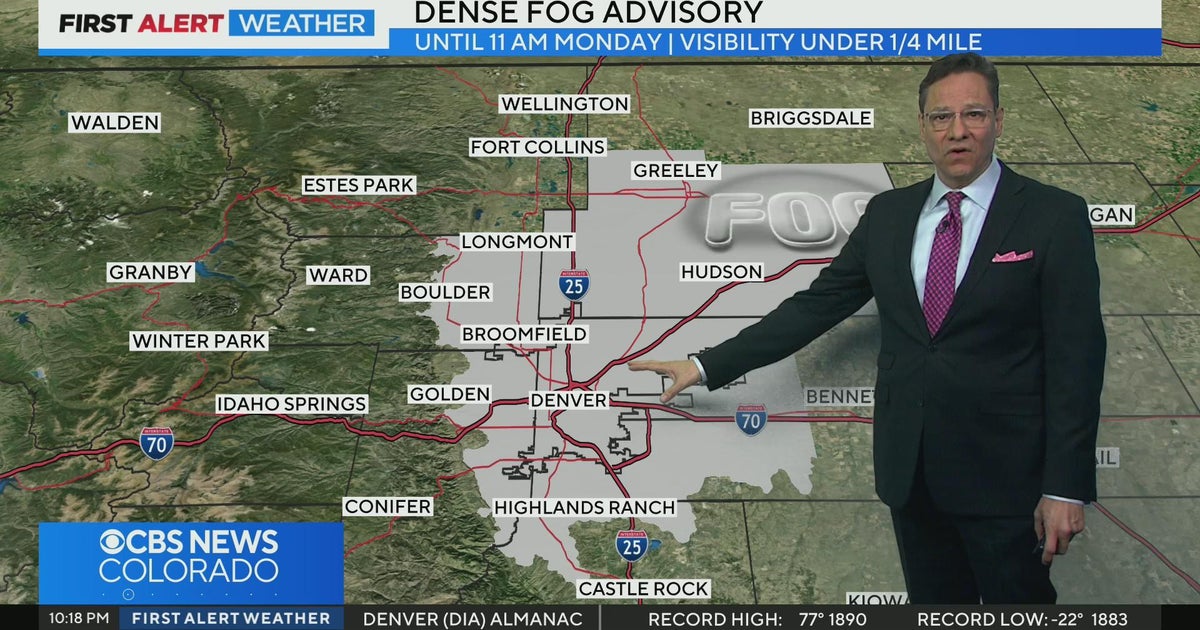 Dense Fog Advisory for the Denver Metro Area - CBS Colorado