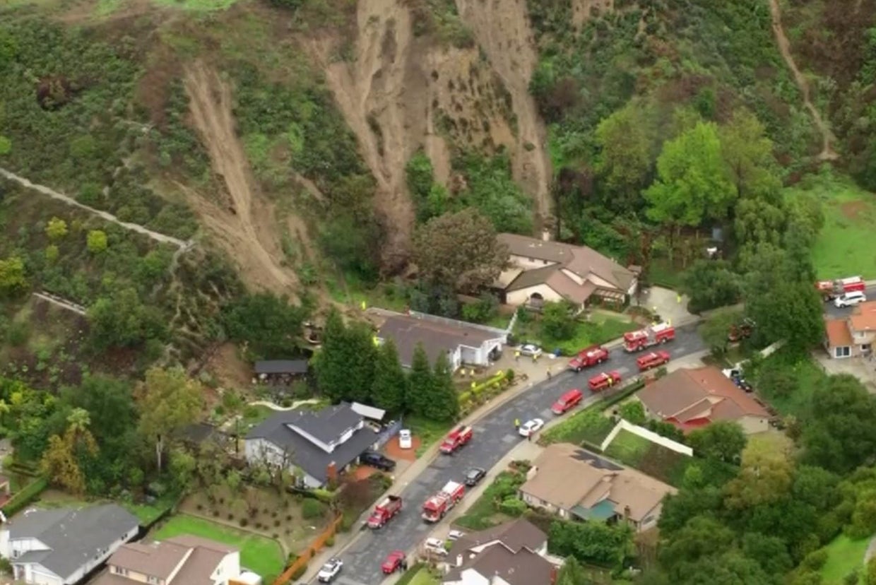 Mudslide hits 3 Hacienda Heights homes, evacuations ordered CBS Los