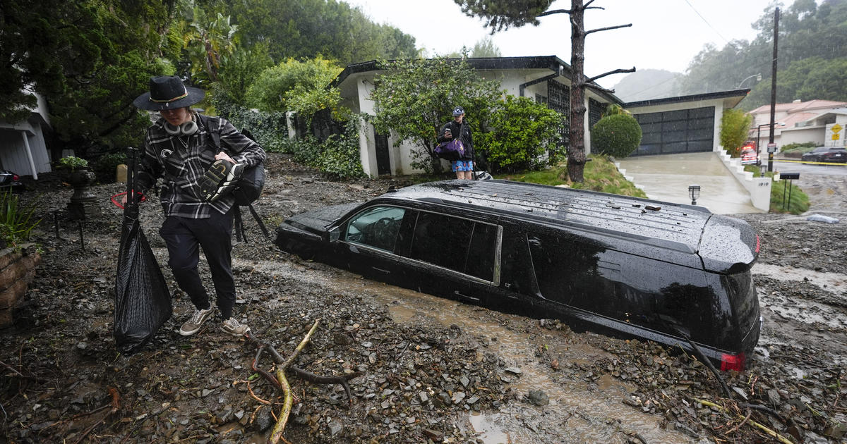 Рекордните валежи в Южна Калифорния доведоха до наводнения кални свлачища