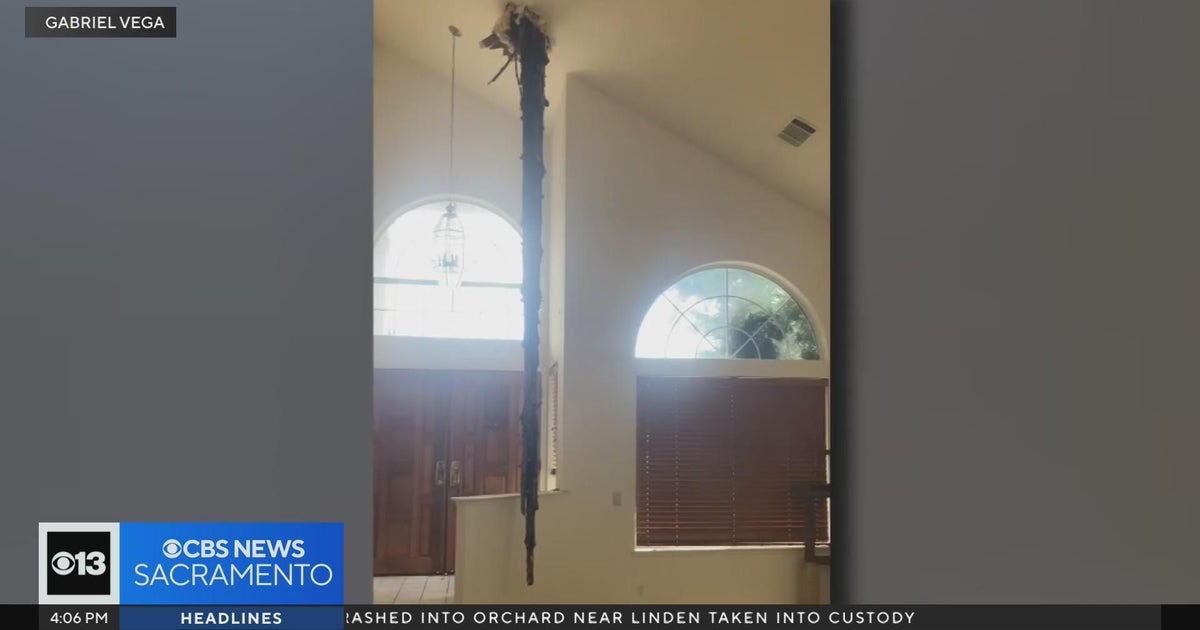 Weekend storm brings tree down through Vacaville home