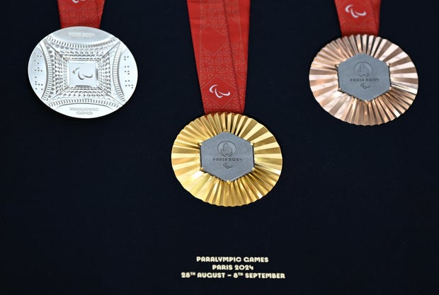Paris 2024 Olympics medals unveiled, each with a little piece of the Eiffel Tower right in the middle