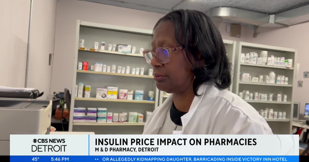 Insulin price impact on pharmacies - CBS Detroit