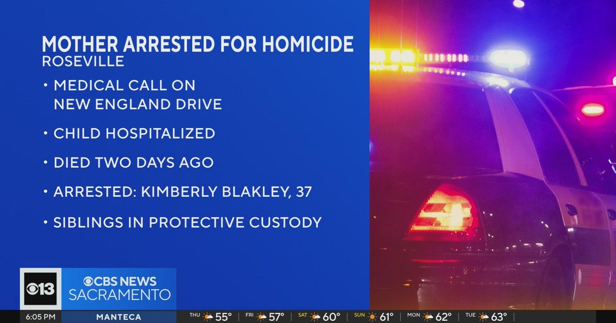 Roseville mom arrested for homicide following son