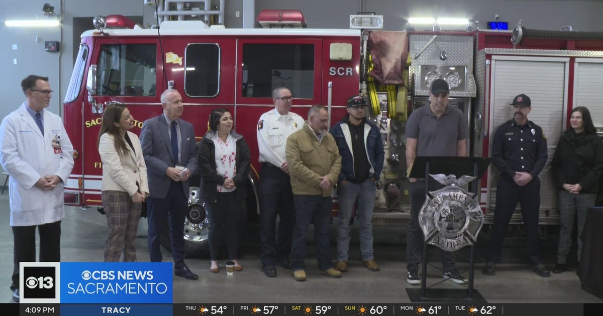 Sacramento man reunites with those that saved him when he suffered cardiac arrest on the job