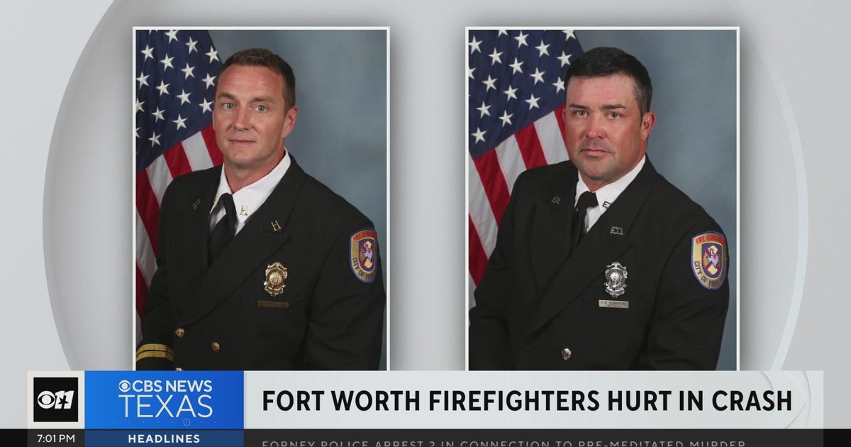 Fort Worth FD identifies crew members injured in crash - CBS Texas