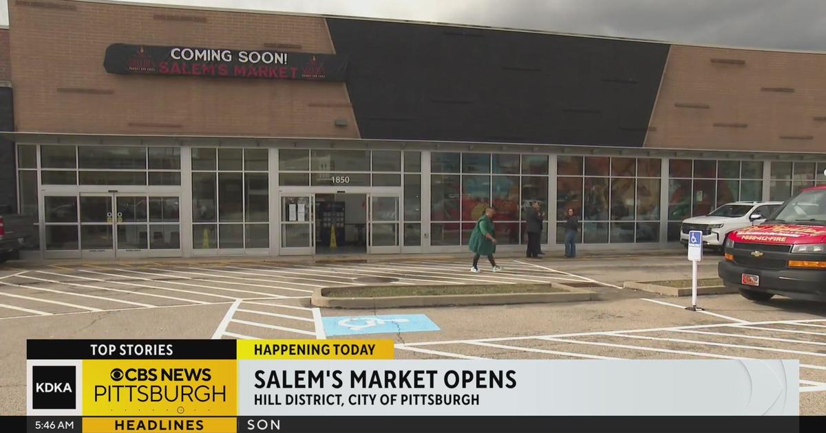 Salem's Market preparing for grand opening in Hill District CBS