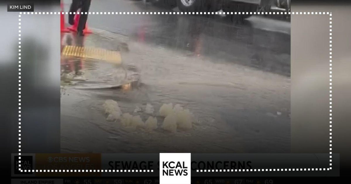 Sewage Spill Concerns Along Socal Coast After Storms Cbs Los Angeles