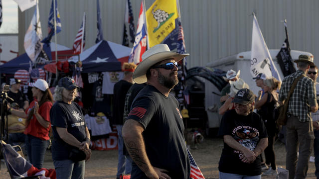 Trucker Convoy Convenes In Quemado, Texas To Protest Federal Border Policies 