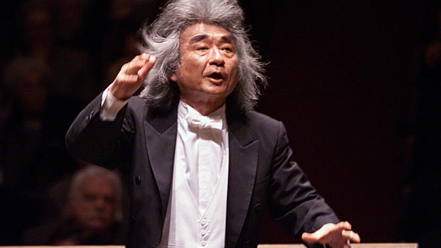 Departing Boston Symphony Orchestra Conductor, Seiji Ozawa 