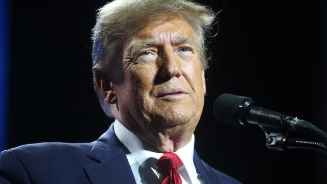 Former President Trump Speaks At The NRA Presidential Forum In Harrisburg, Pennsylvania 