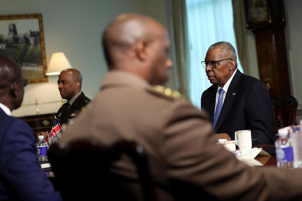 Defense Secretary Austin Welcomes Kenyan Defense Minister Duale To The Pentagon 