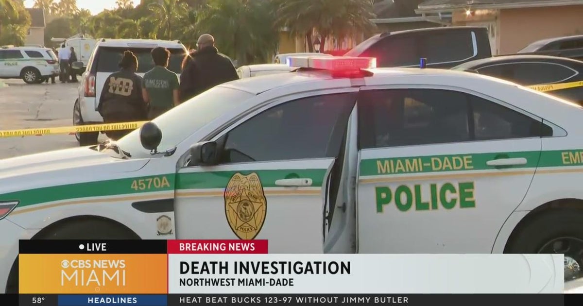 Would-be car burglar shot, killed in northwest Miami-Dade - CBS Miami
