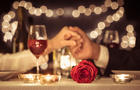 Valentine Day,Rose,Glass,Fire,Candle,Flower,Handshake 