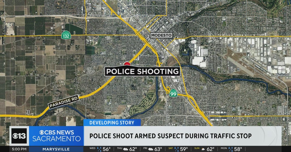 Police shoot armed suspect during traffic stop in Modesto