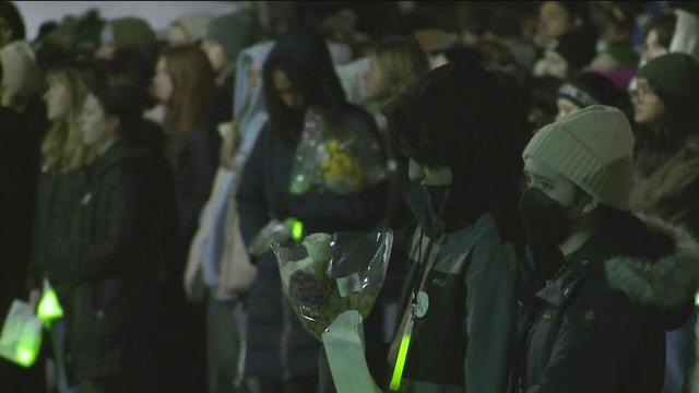 Michigan State University holds remembrance gathering one year after mass shooting on campus 