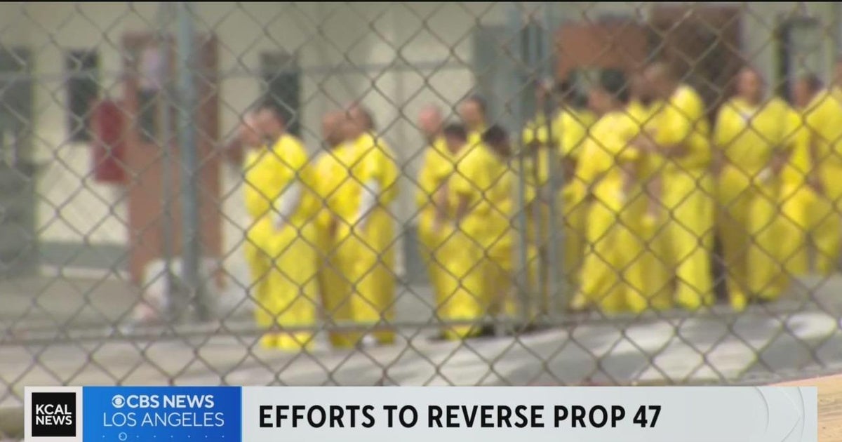 Proposed ballot measure seeks to repeal Proposition 47 - CBS Los Angeles