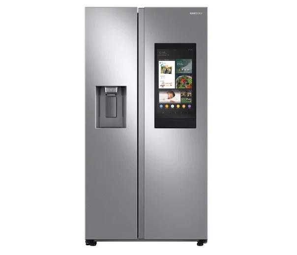 Samsung 26.7 cu. ft. Large Capacity Side-by-Side Refrigerator with Touch Screen Family Hub