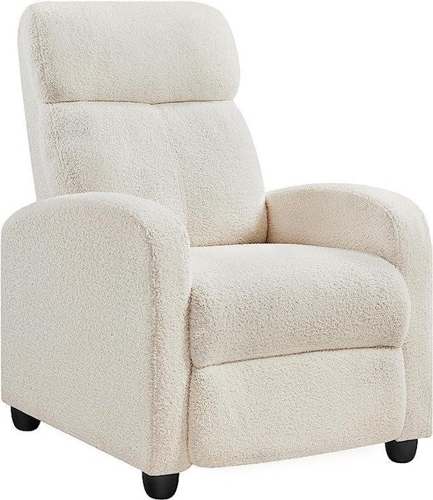 Yaheetech Fabric Recliner Chair Single Sofa