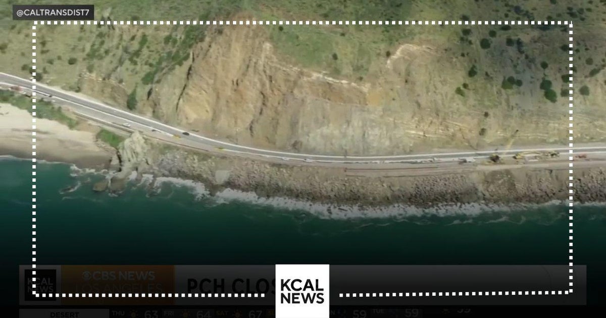 PCH in Malibu closed in both directions due to erosion - CBS Los Angeles