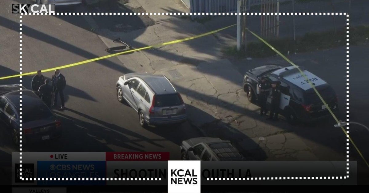 1 person injured in South LA shooting - CBS Los Angeles