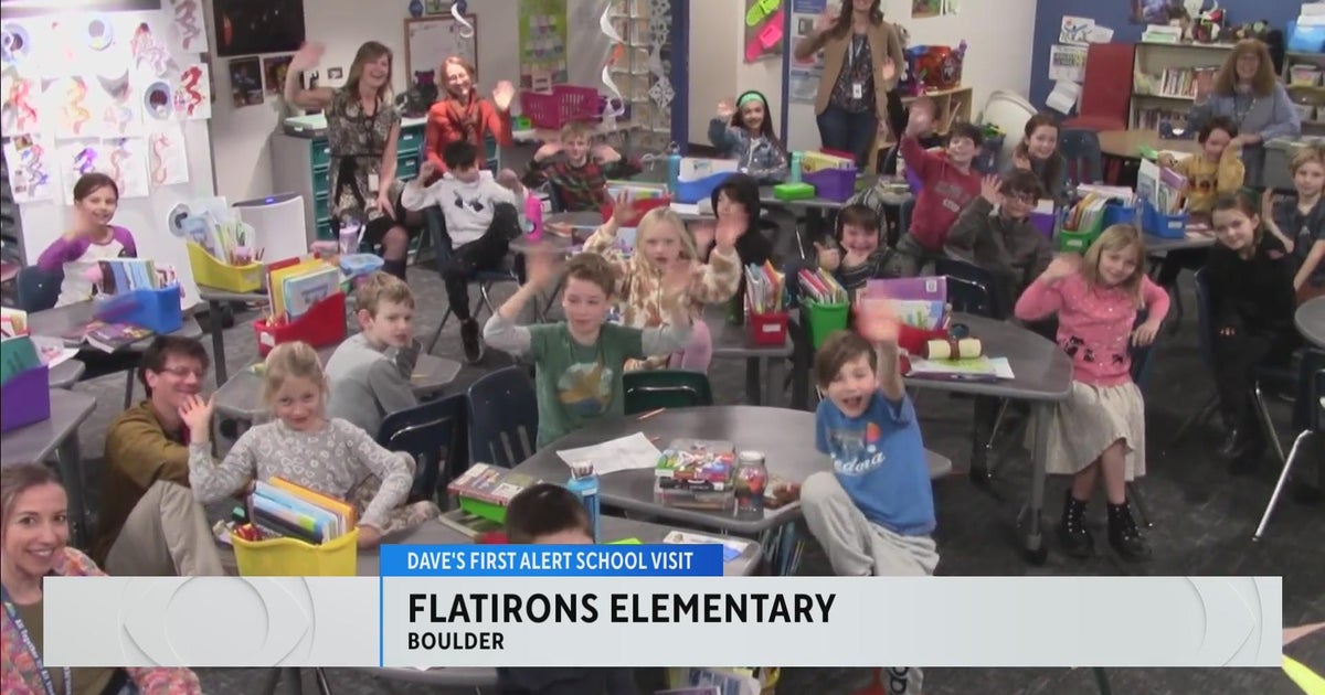 First Alert School Visit Flatirons Elementary CBS Colorado