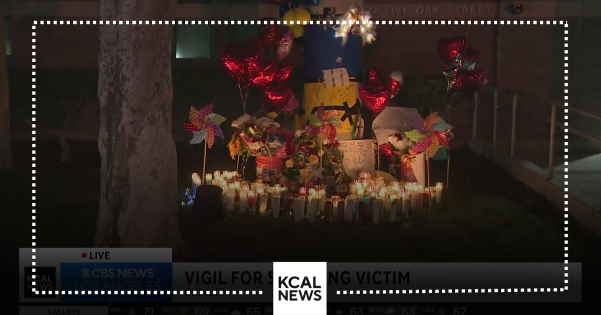 Vigil held for 14-year-old killed in random shooting spree - CBS Los ...