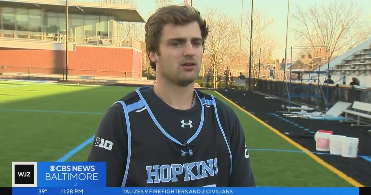 Johns Hopkins focused on Loyola in key lacrosse match - CBS Baltimore