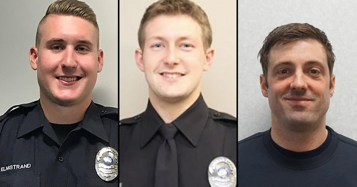 A cidade identifica 2 policiais, 1 paramédico morto em Burnsville, Minnesota;  O suspeito também morreu