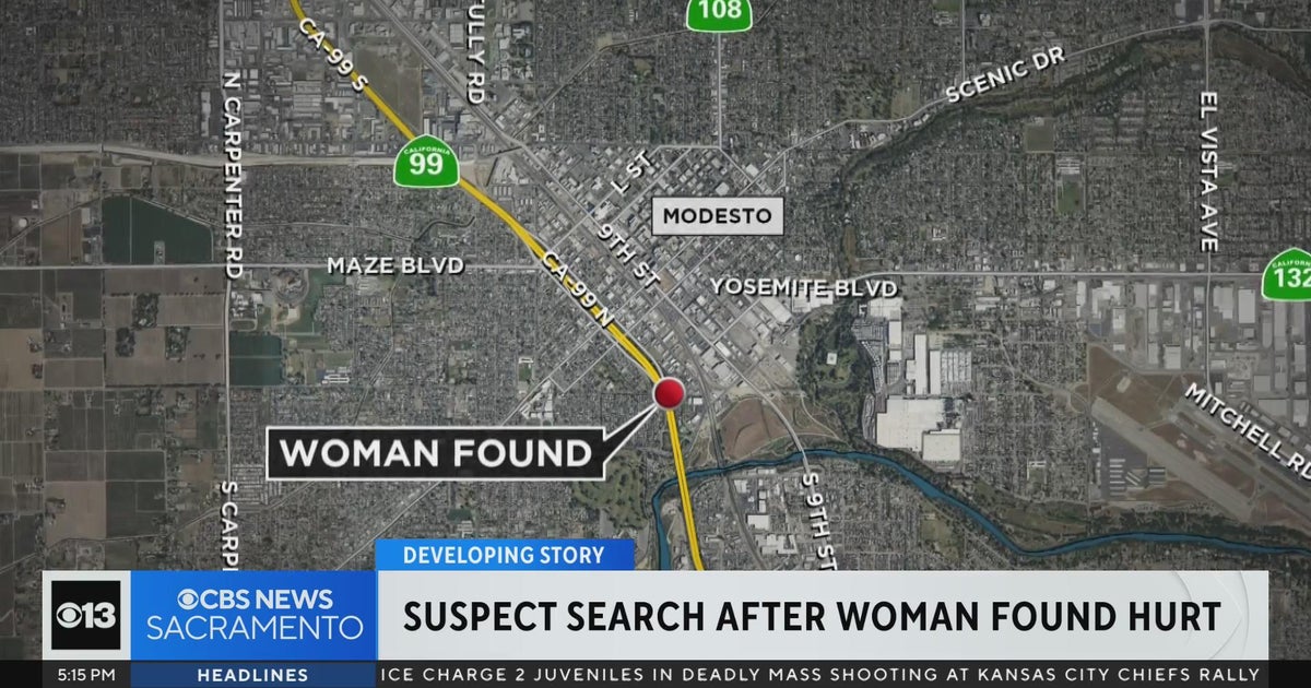 Search for suspect after woman found hurt dies in Modesto