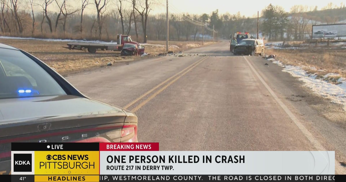 1 killed in Westmoreland County crash - CBS Pittsburgh