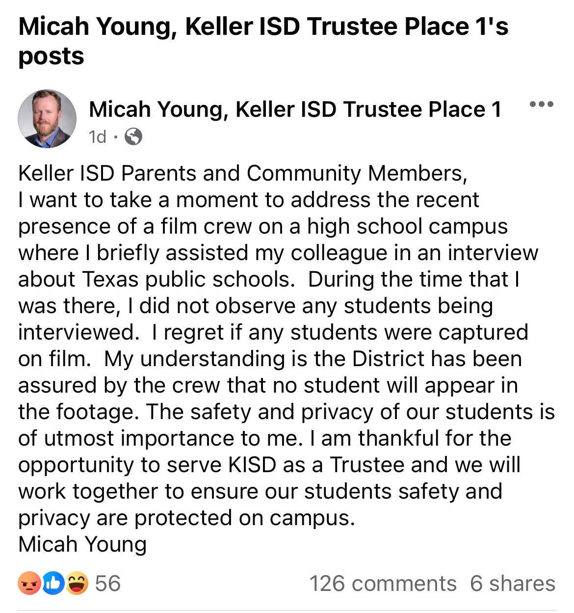 Keller ISD parents call for resignations after film crew controversy ...