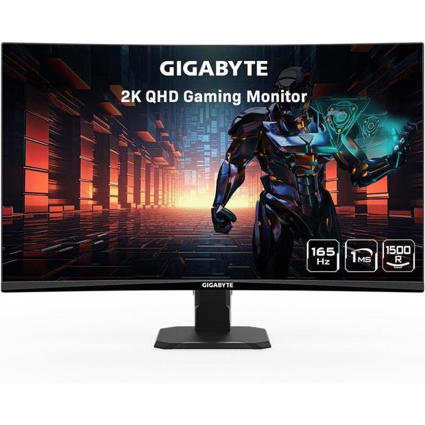 Gigabyte 27" GS27QC Curved Gaming Monitor 