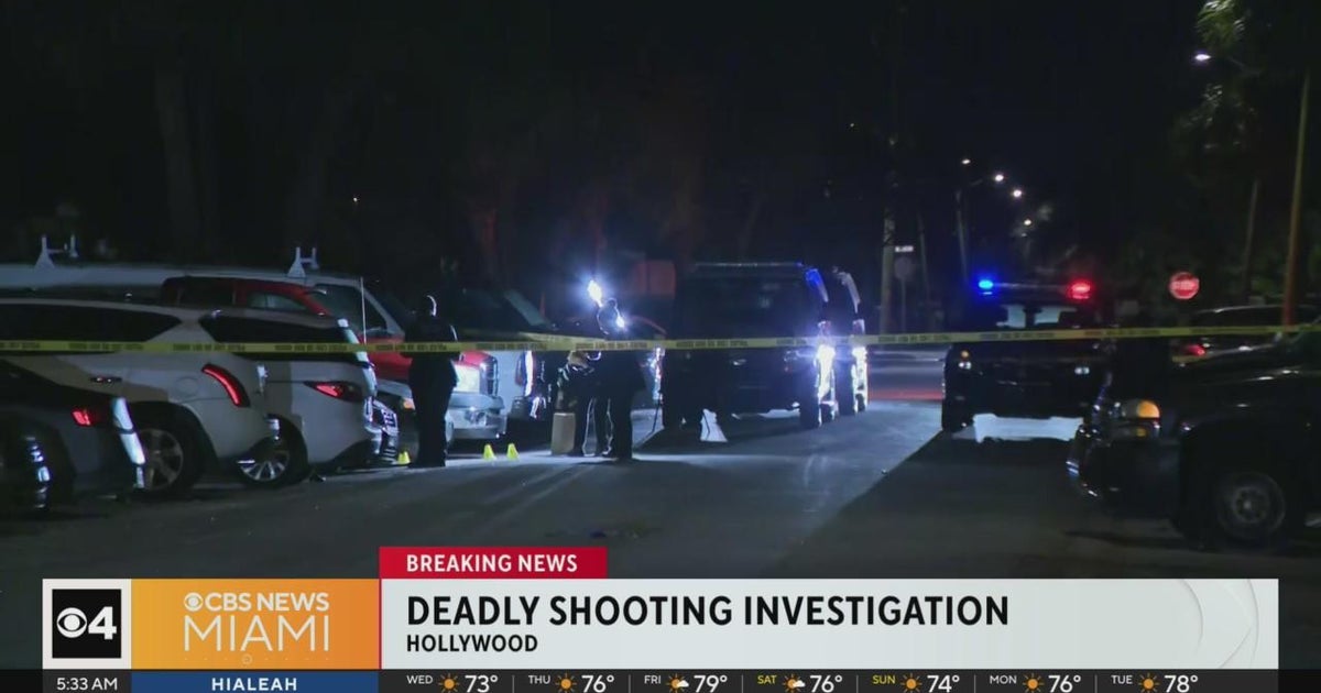 Police investigating possible deadly double shooting in Hollywood - CBS ...