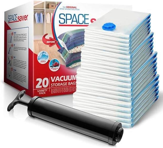 Spacesaver Space Bags Vacuum Storage Bags (Variety 20 Pack) 