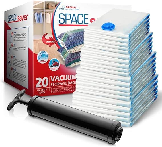 Spacesaver Space Bags Vacuum Storage Bags (Variety 20 Pack)