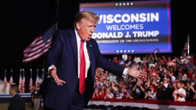 Former President Trump Holds Rally In Support Of Wisconsin Candidates 