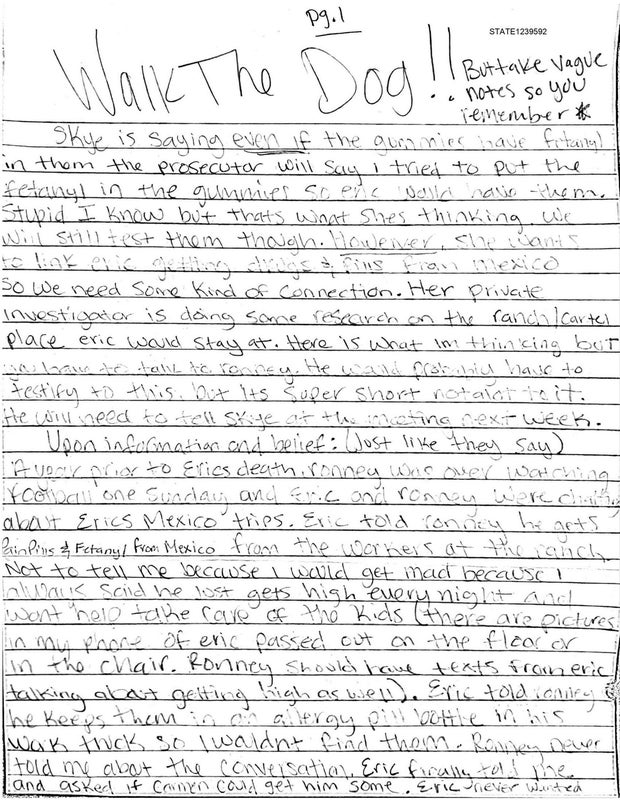 Kouro Richins letter