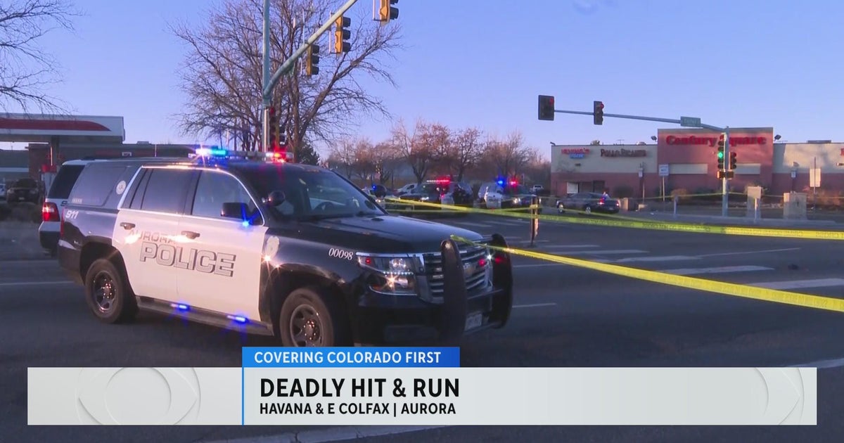 Pedestrian dies in Aurora after being hit by car that drove off - CBS ...