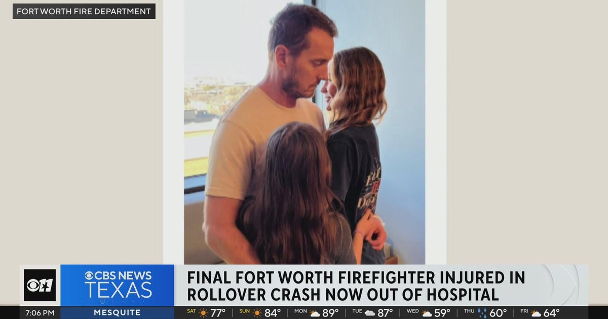 Injured Fort Worth Firefighter Released From Hospital Cbs Texas