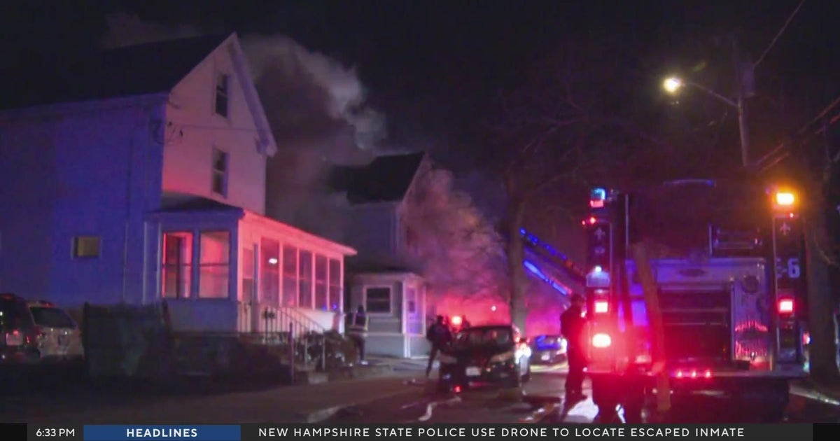 Police officer injured clearing home in Medford house fire CBS Boston