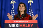 Presidential Candidate Nikki Haley holds election night watch party 