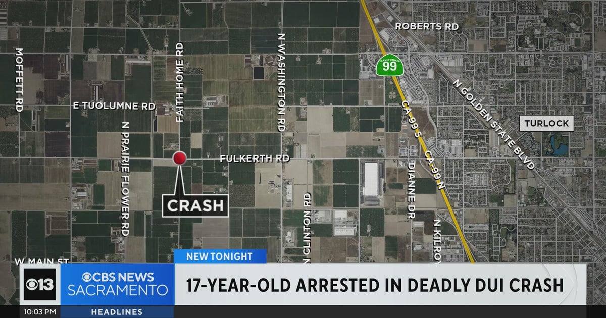 Teen facing DUI charges, passenger killed in crash in Turlock area