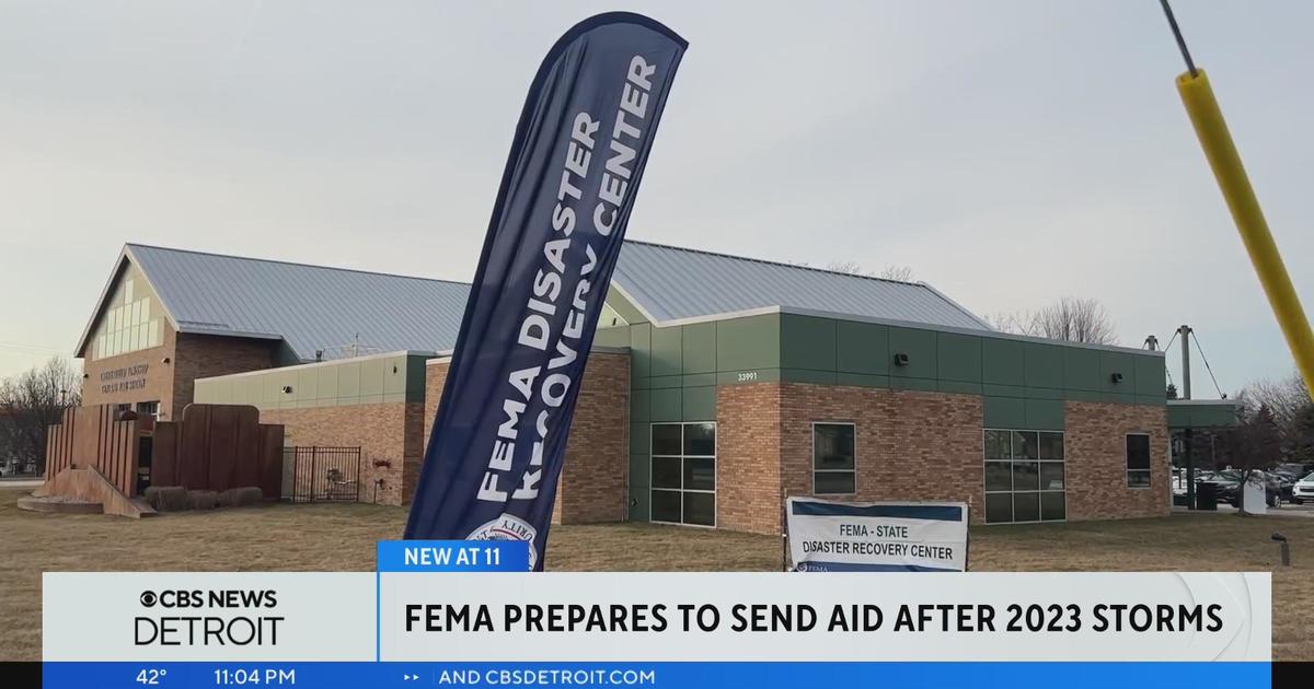 FEMA prepares to send aid to Michigan following 2023 storms CBS Detroit