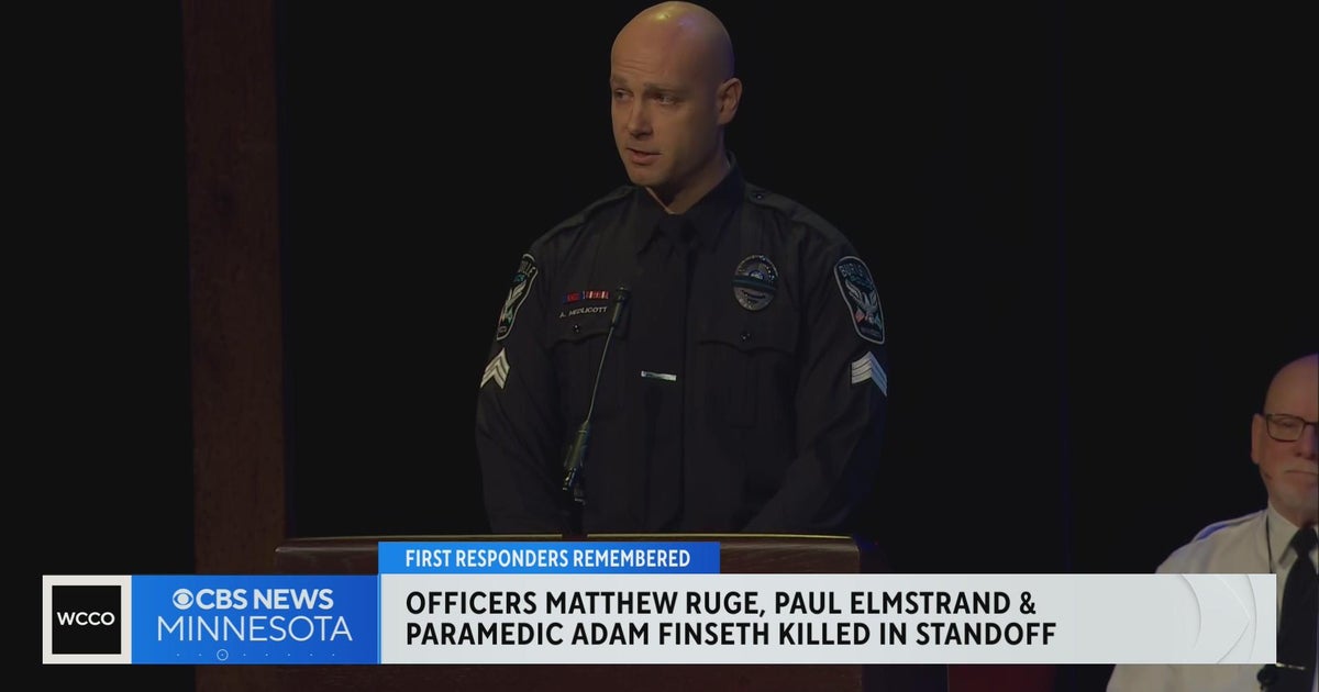 Sgt. wounded alongside 3 fallen Burnsville responders pays tribute ...