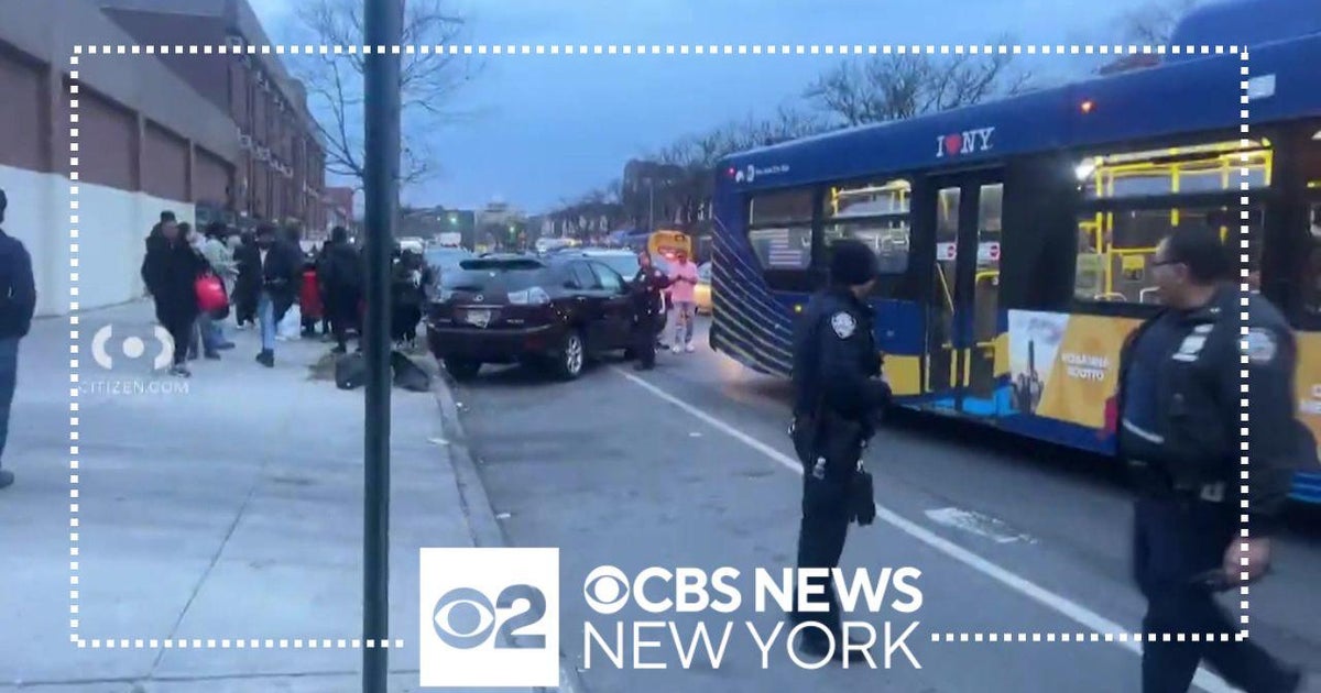 NYPD: Driver in custody after crash involving MTA bus in Brooklyn - CBS ...